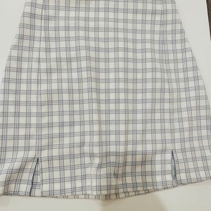 plaid skirt with slits from brandy melville